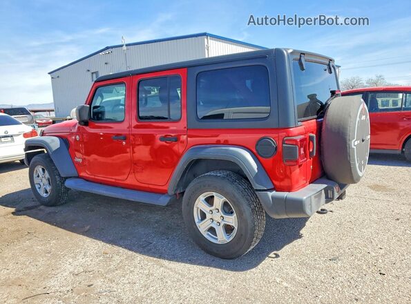 1C4HJXDN9KW549405 2019 JEEP WRANGLER Red 