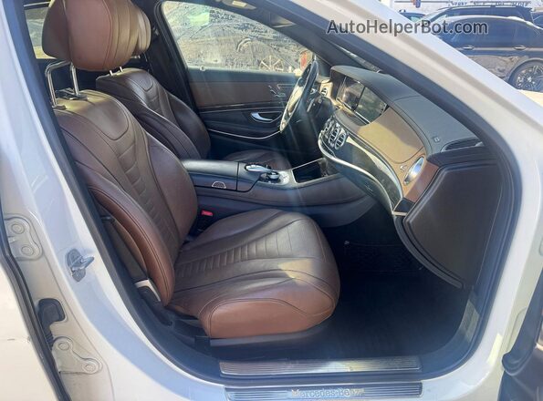 WDDUG8CB4HA316277 2017 MERCEDES-BENZ S Белый Вид сзади
