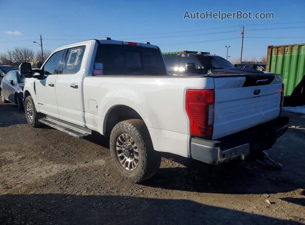 1FT8W3AT1NEE28617 2022 FORD F350 White Tył prawy