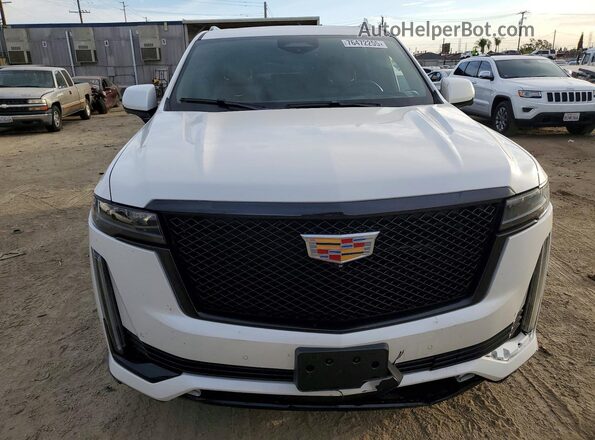 1GYS4EKL2MR447927 2021 CADILLAC ESCALADE White უკანა ხედი