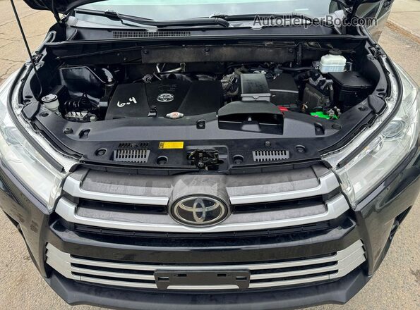 5TDJZRFH8KS950263 2019 TOYOTA HIGHLANDER Black 