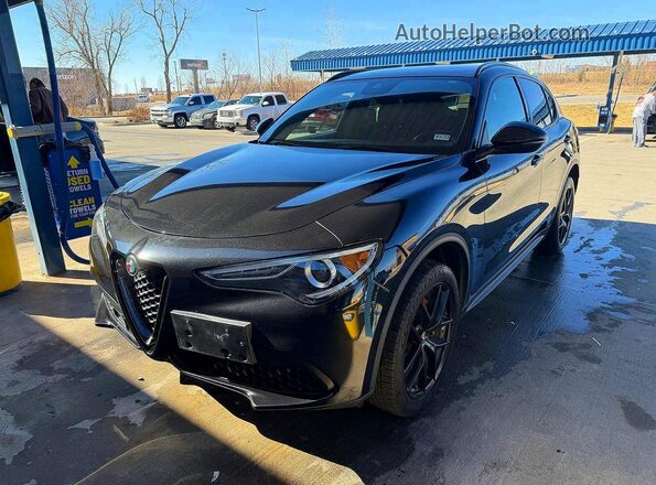 ZASPAJAN7L7C89828 2020 ALFA ROMEO STELVIO Черный Задняя правая четверть