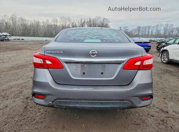 3N1AB7AP6KY354877 2019 NISSAN SENTRA Gray 