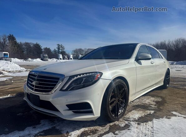 WDDUG8CB4HA316277 2017 MERCEDES-BENZ S Белый Задняя правая четверть