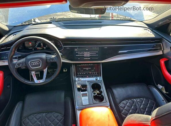 WA1CWBF1XMD021700 2021 AUDI SQ8 White Հետևի տեսք