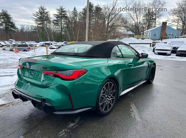 WBS33BA05PCM43860 2023 BMW M4 Зеленый Передняя правая четверть