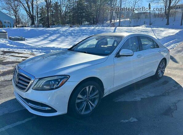 WDDUG8GB1KA436037 2019 MERCEDES-BENZ S White 