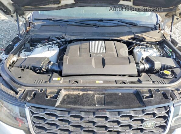 SALWR2RV0JA195712 2018 LAND ROVER RANGE ROVER White Вид підкапотного простору