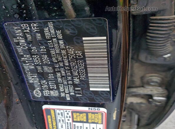 KMHLM4DG2RU750467 2024 HYUNDAI ELANTRA Black 