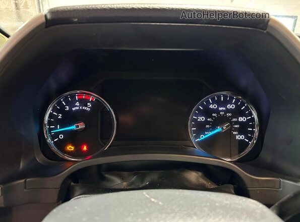 1FT8W3DT2NEC57260 2022 FORD F350 Red Вид щитка приладів