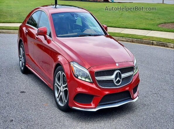 WDDLJ6FB2GA160705 2016 MERCEDES-BENZ CLS-CLASS Красный Задняя левая четверть