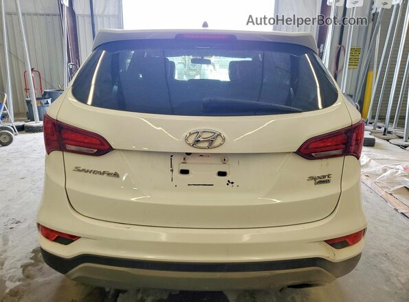 5NMZTDLB7JH095466 2018 HYUNDAI SANTA FE White 