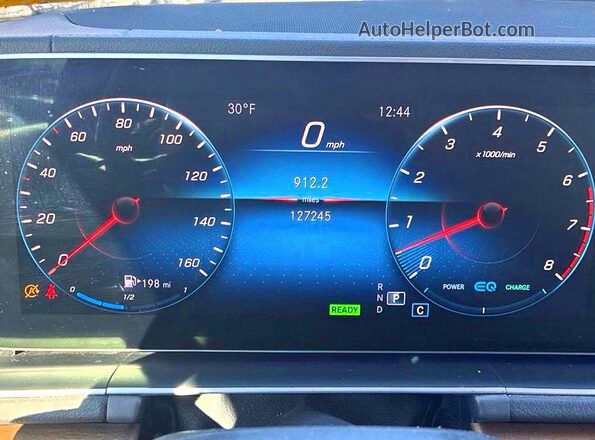 4JGFF5KE0LA144849 2020 MERCEDES-BENZ GLS Gray Vista del cuadro de instrumentos