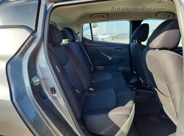 1N4AZ1BV2PC556348 2023 NISSAN LEAF Gray უკანა სალონის ხედი