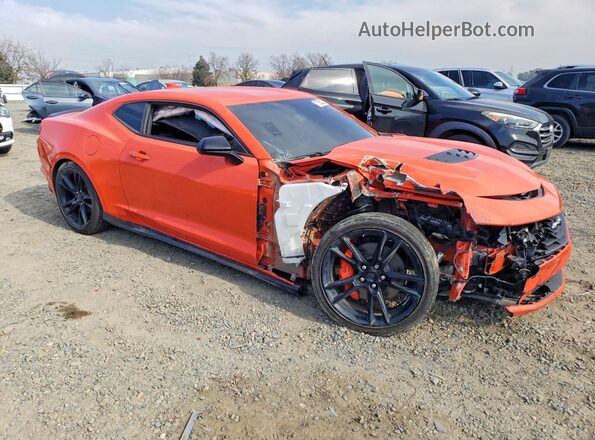 1G1FF1R7XM0131028 2021 CHEVROLET CAMARO Orange წინა ხედი