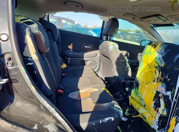 3CZRU5H30LM718246 2020 HONDA HR-V Black Widok wnętrza z tyłu