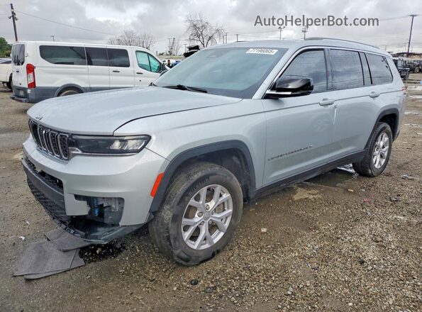 1C4RJKBG9M8121305 2021 JEEP GRAND Silver Trasero izquierdo