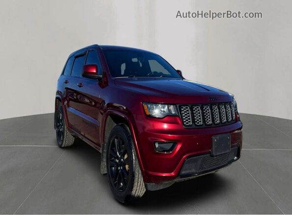 1C4RJFAGXKC670384 2019 JEEP GRAND CHER Burgundy Trasero izquierdo