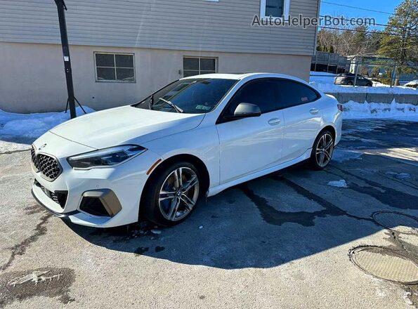 WBA13AL06M7G83218 2021 BMW M2 White Հետևի ձախ