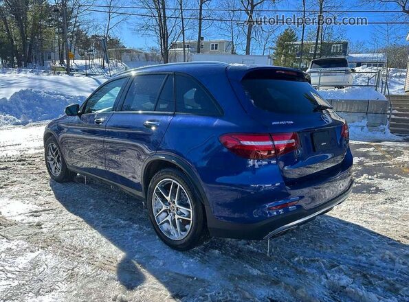 WDC0G6EB2JV025490 2018 MERCEDES-BENZ GLC-CLASS Blue Задня права чверть