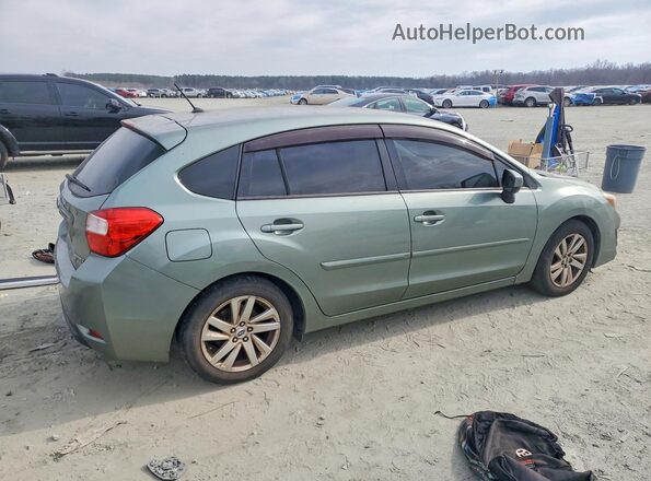 JF1GPAB6XGH221902 2016 SUBARU IMPREZA Зеленый Передняя правая четверть