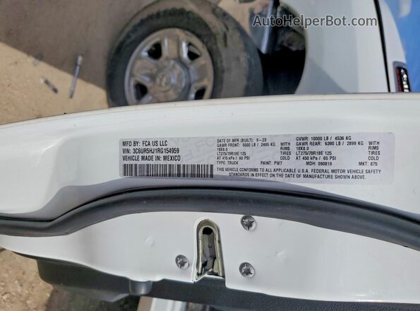 3C6UR5HJ1RG154959 2024 RAM 2500 White 