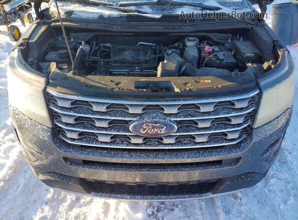 1FM5K8D87GGA50860 2016 FORD FORD EXPLORER Gray Widok naklejki z numerem VIN