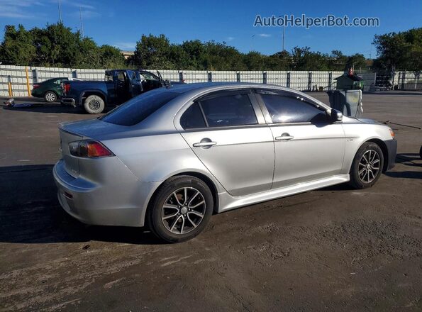 JA32U2FU3HU013640 2017 MITSUBISHI LANCER Silver Tył prawy