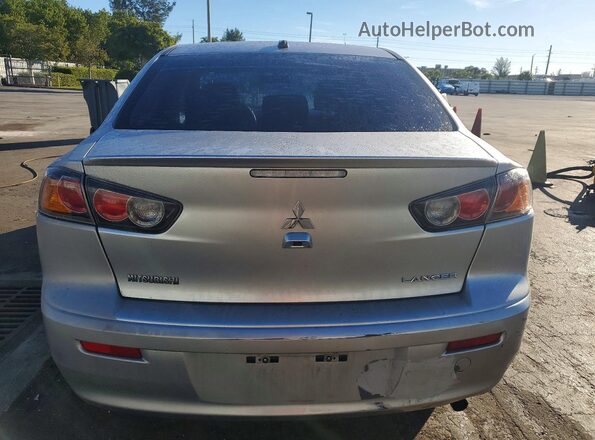 JA32U2FU3HU013640 2017 MITSUBISHI LANCER Silver Widok z tyłu