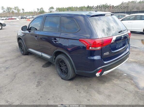 JA4AD2A32GZ034745 2016 MITSUBISHI OUTLANDER Blue Задня ліва чверть