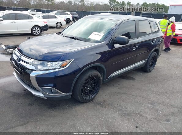 JA4AD2A32GZ034745 2016 MITSUBISHI OUTLANDER Blue Передня ліва чверть