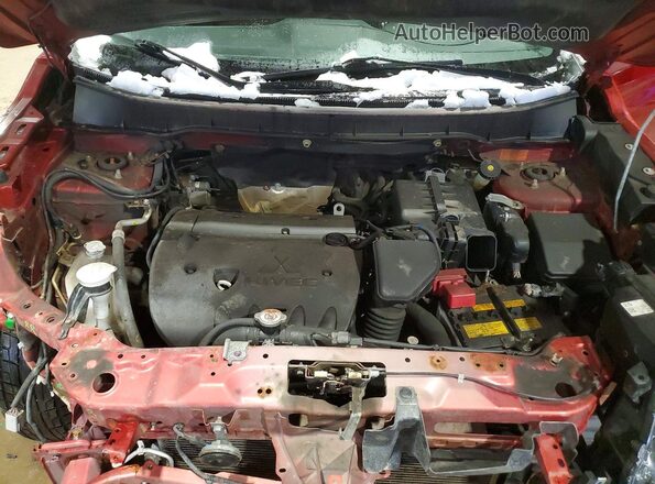 JA4AJ4AW0LU603372 2020 MITSUBISHI RVR Red Engine compartment view