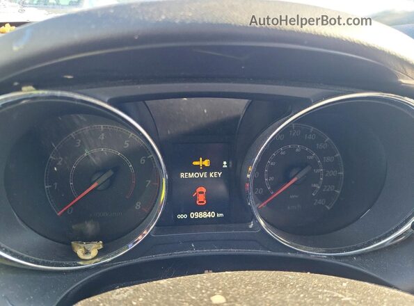 JA4AJ4AW2HZ607997 2017 MITSUBISHI RVR Black Вид щитка приладів