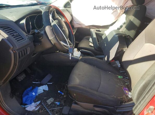 JA4AP3AU2JZ006859 2018 MITSUBISHI OUTLANDER Красный Вид салона спереди