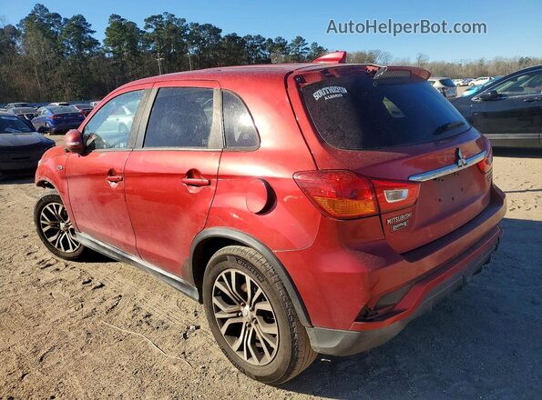 JA4AP3AU2JZ006859 2018 MITSUBISHI OUTLANDER Красный Задняя левая четверть