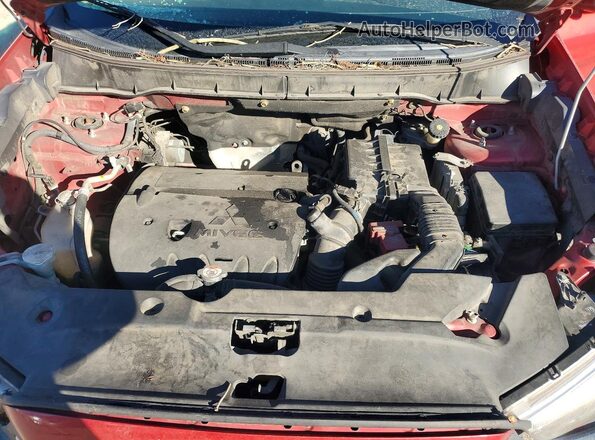 JA4AP3AU2JZ006859 2018 MITSUBISHI OUTLANDER Красный Вид задней части салона
