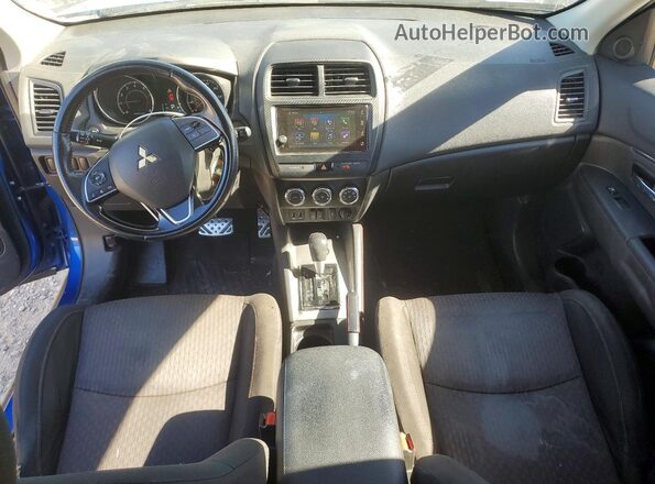 JA4AP3AU4KU030305 2019 MITSUBISHI OUTLANDER Blue 