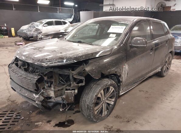 JA4AP3AU7LU011488 2020 MITSUBISHI OUTLANDER SPORT Black წინა მარცხენა ხედი სამი მეოთხედიდან