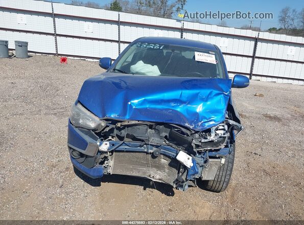 JA4AP3AUXHZ045600 2017 MITSUBISHI OUTLANDER SPORT Синий Вид сзади