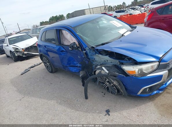 JA4AP3AW3GZ057295 2016 MITSUBISHI OUTLANDER SPORT Blue Դիմացի տեսք