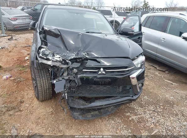 JA4AP3AW5JZ011443 2018 MITSUBISHI OUTLANDER SPORT Black Вид спереду
