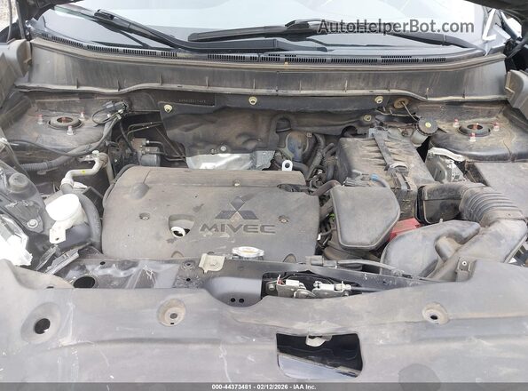 JA4AP3AW5JZ011443 2018 MITSUBISHI OUTLANDER SPORT Black Вид ззаду