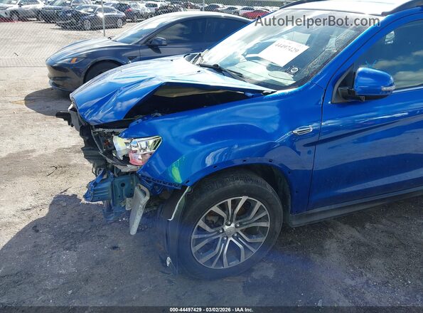 JA4AP4AW1JZ011459 2018 MITSUBISHI OUTLANDER SPORT Blue 