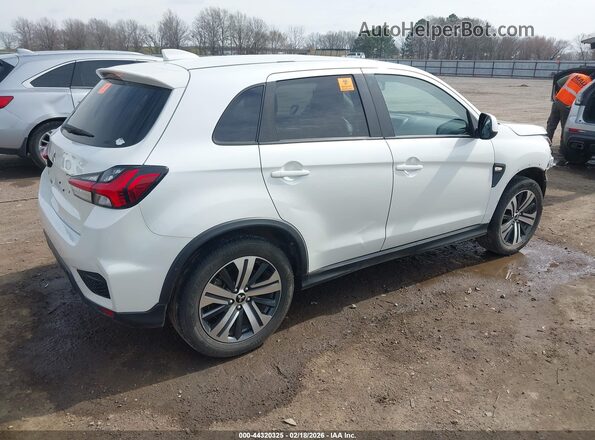 JA4APUAU0MU031878 2021 MITSUBISHI OUTLANDER SPORT White Задня права чверть
