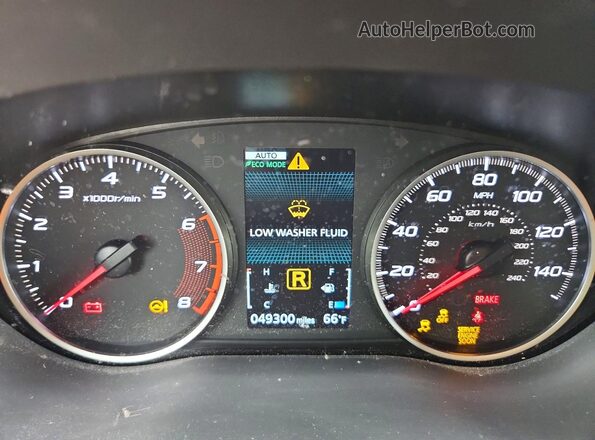 JA4AT3AA6JZ064166 2018 MITSUBISHI ECLIPSE Silver Vista del cuadro de instrumentos