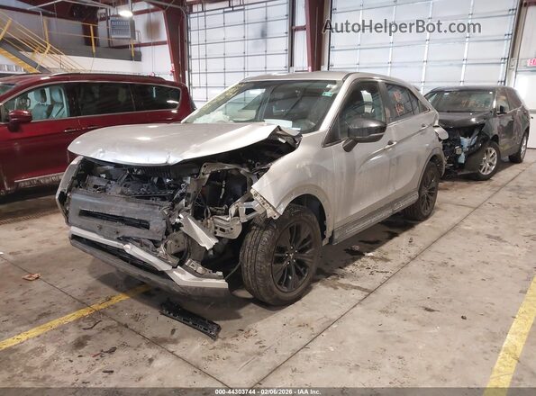 JA4AT4AA4KZ046689 2019 MITSUBISHI ECLIPSE CROSS Silver Vista tres cuartos delantera izquierda