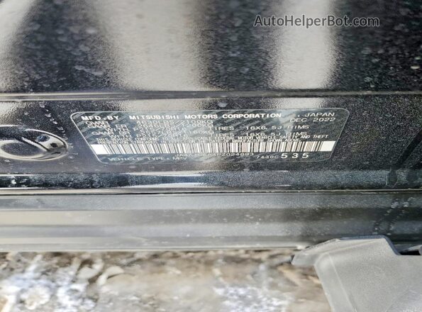 JA4ATUAA4PZ024893 2023 MITSUBISHI ECLIPSE Black Սալոնի 360 աստիճան տեսք