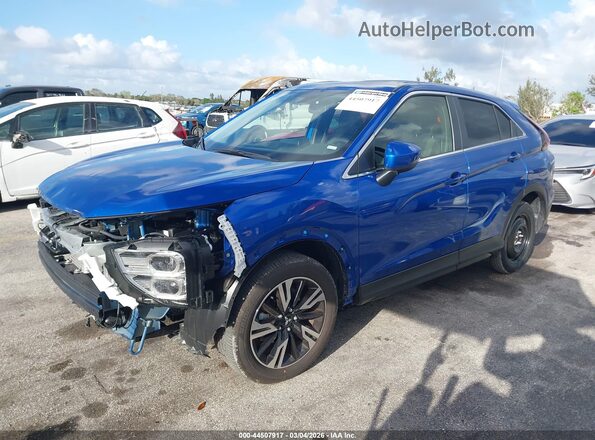 JA4ATWAA0TZ004713 2026 MITSUBISHI ECLIPSE CROSS Blue წინა მარცხენა ხედი სამი მეოთხედიდან
