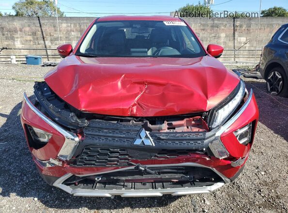 JA4ATWAA2SZ004257 2025 MITSUBISHI ECLIPSE Red Vista de la etiqueta del VIN