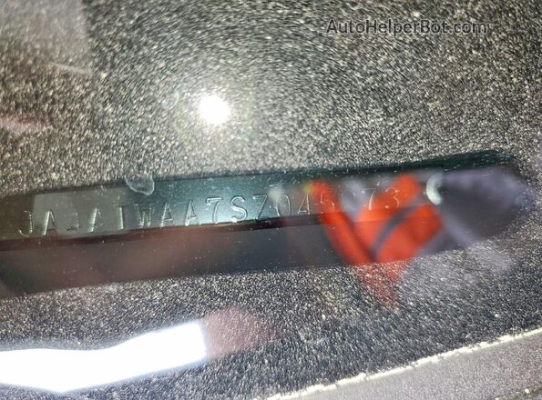 JA4ATWAA7SZ045273 2025 MITSUBISHI ECLIPSE Silver Vista de la etiqueta del VIN